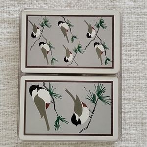 Vintage Cape Shore Chickadee Design Double Deck Playing Cards